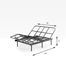 Load image into Gallery viewer, Metal Adjustable Bed Frame with Head and Foot Incline