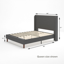 Load image into Gallery viewer, Marcus Upholstered Platform Bed frame