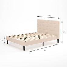 Load image into Gallery viewer, Ibidun Upholstered Platform Bed Frame
