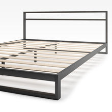 Load image into Gallery viewer, Trisha Metal Platform Bed Frame with Headboard
