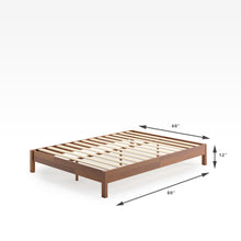 Load image into Gallery viewer, Wen Wood Deluxe Platform Bed Frame
