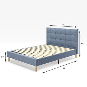 Lottie Upholstered Platform Bed Frame
