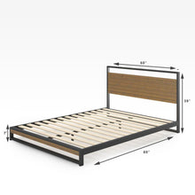 Load image into Gallery viewer, Suzanne Metal and Wood Platform Bed Frame
