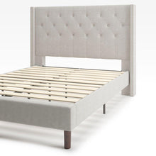 Load image into Gallery viewer, Annette Upholstered Platform Bed Frame
