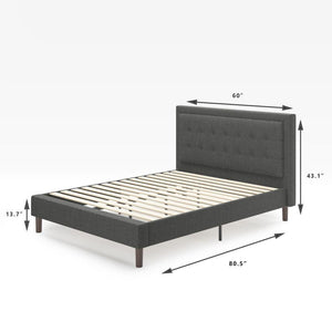 Dachelle Upholstered Platform Bed Frame