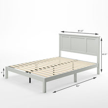 Load image into Gallery viewer, Andrew Wood Platform Bed Frame
