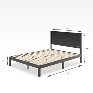 Santiago Wood Platform Bed Frame
