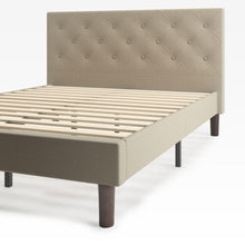 Load image into Gallery viewer, Shalini Upholstered Platform Bed Frame
