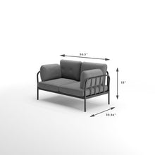 Load image into Gallery viewer, Courtney Metal Frame Loveseat
