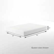 Load image into Gallery viewer, Adjustable Black Metal Bed and Green Tea Memory Foam Mattress Set
