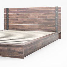 Load image into Gallery viewer, Brock Metal and Wood Platform Bed Frame

