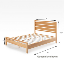 Load image into Gallery viewer, Aimee Wood Platform Bed Frame
